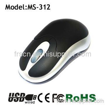 Ms-312 3d Black Optical Usb Cable Mouse 